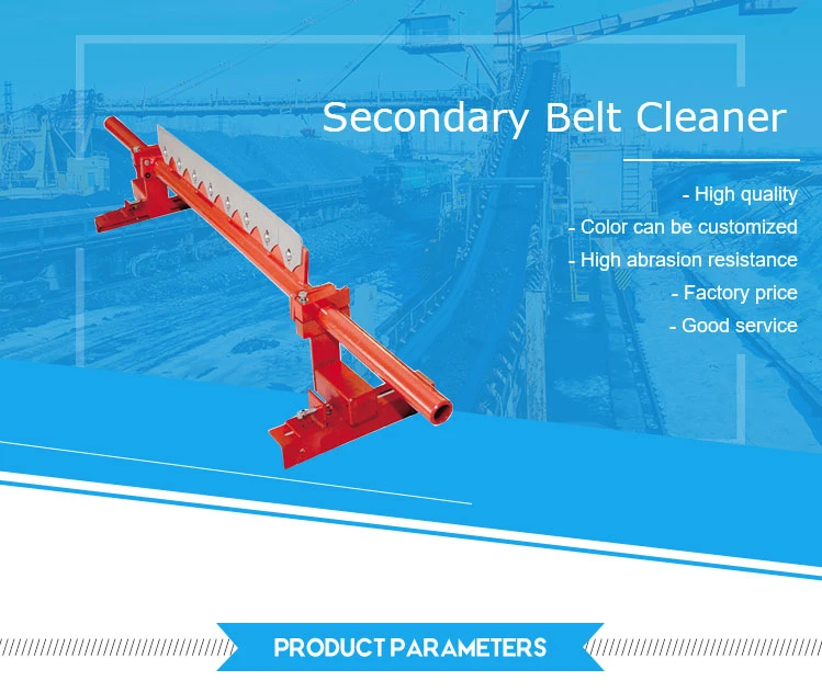 Fras Rubber Alloy Conveyor Belt Secondary Scraper Blade Cleaner