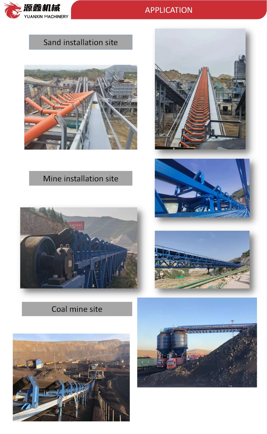 Conveyor Carrying Roller Cema for Coal Mine Cement Plant