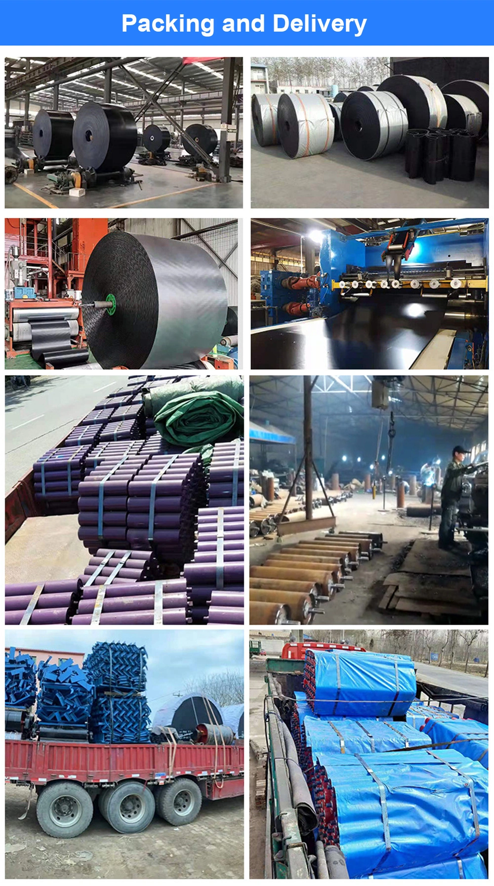 Factory Price Quarry Conveyor Belt Rollers Conveyor Roller Parts