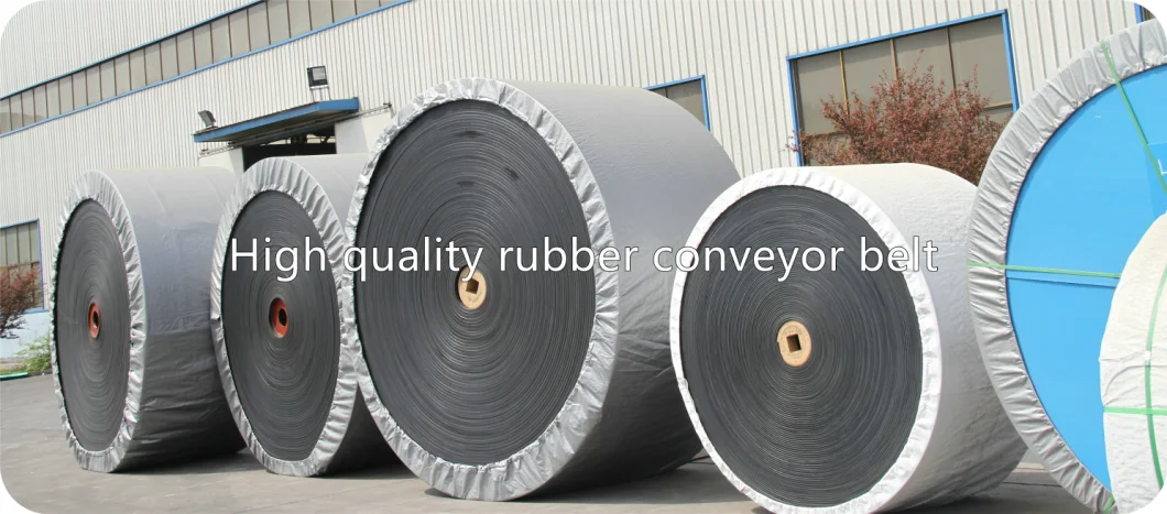 Heavy Duty Rubber Conveyor Belt in Crusher