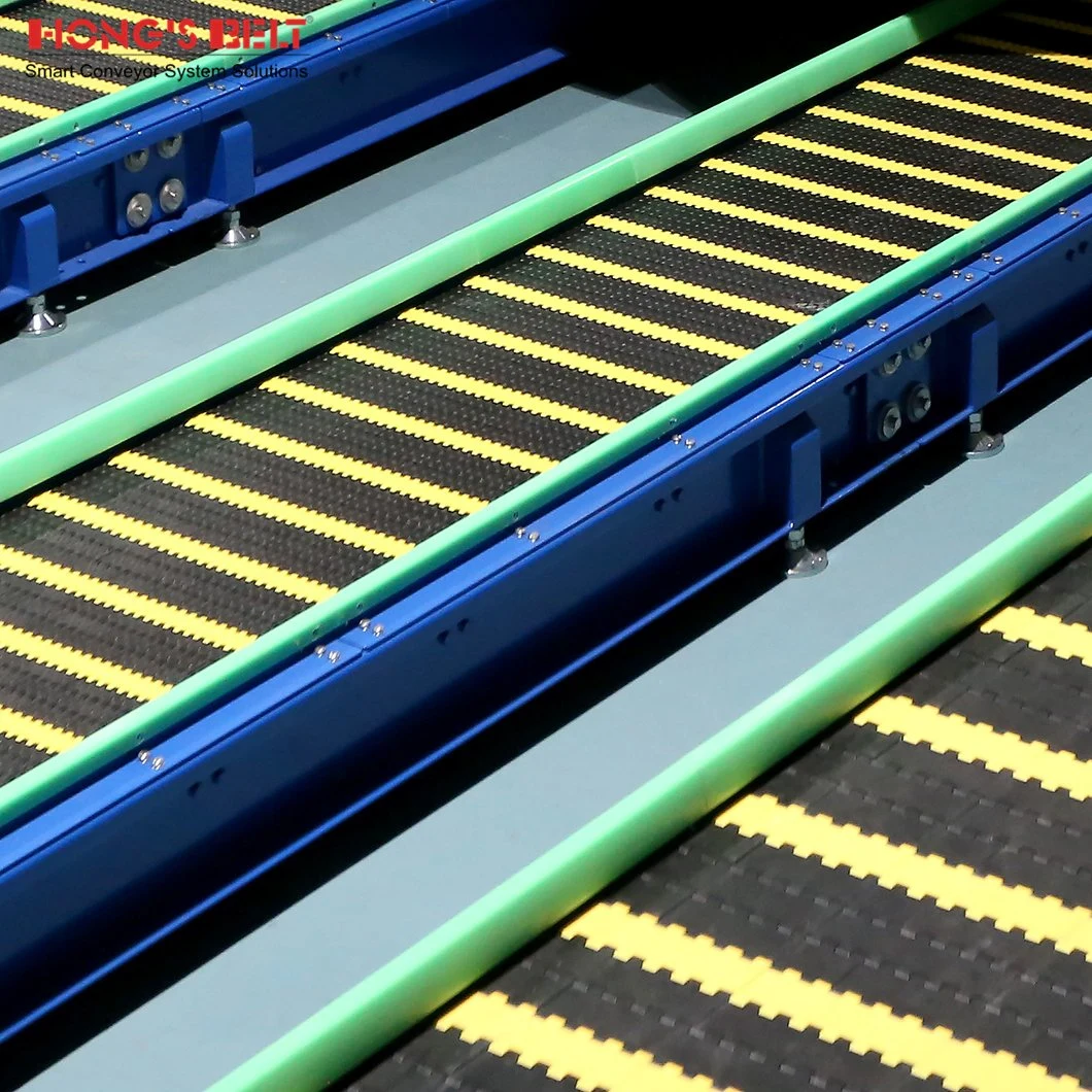 Hongsbelt Plastic Modular Conveyor Belt Heavy-Duty Automotive Conveying Belt for Car