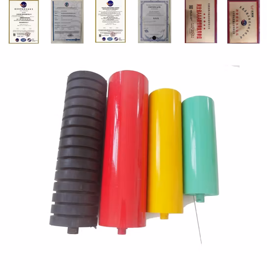 Cema Material Transportation Belt Conveyor Roller Idler Carrier/Impact/Spiral/Screw/Return/Rubber Disc/Troughing/Self