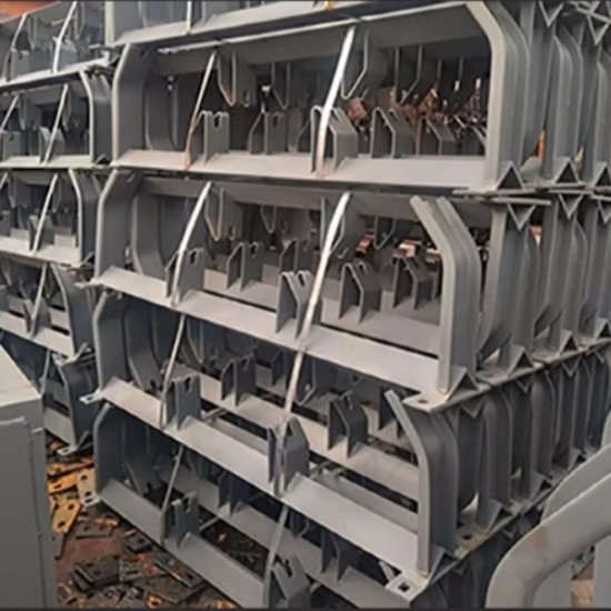 China Manufacture Conveyor Roller Idler Brackets Frames with Low Price