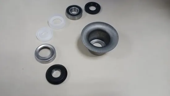 Belt Conveyor Roller Tk6206 Steel Bearing Housing with Plastic Seals Metal Dust Cover