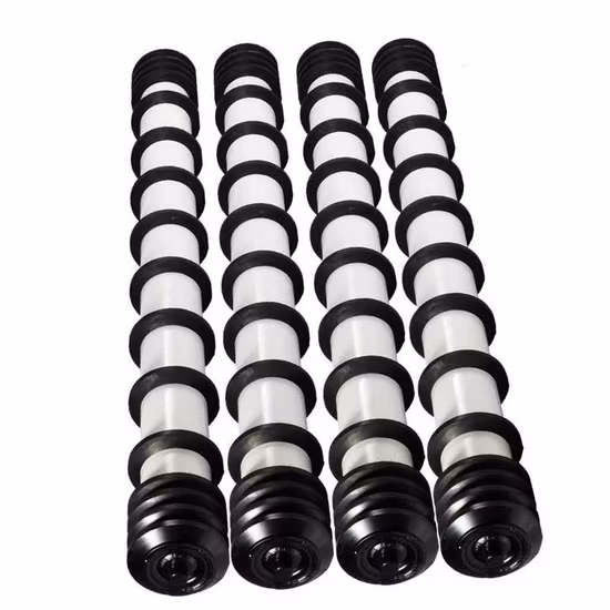 Conveyor Rollers/Steel Idler/Plastic Roller, Rubber Disc Roller, Impact Cushion Roller, Return Roller with Rubber Disc