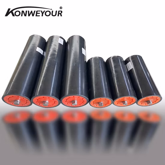 HDPE Belt Conveyor Roller Polyethylene Idler with Light Weight&Longer Lifetime